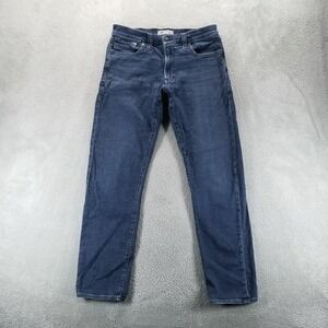 Madewell Jeans Mens 33x32 Blue Slim Dark Wash Mid Rise Stretch